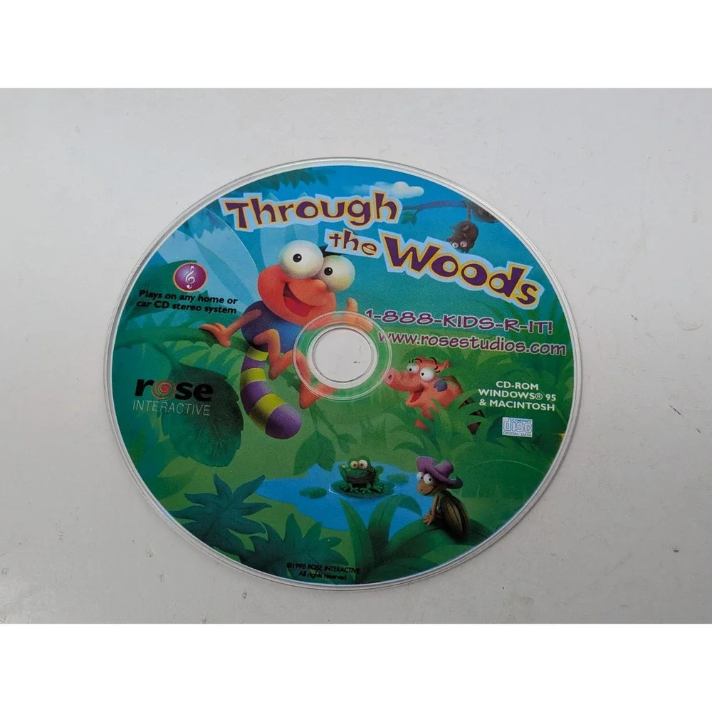 Through The Woods & Over In The Meadow Rose Interactive PC Game‎ Vintage Lot
